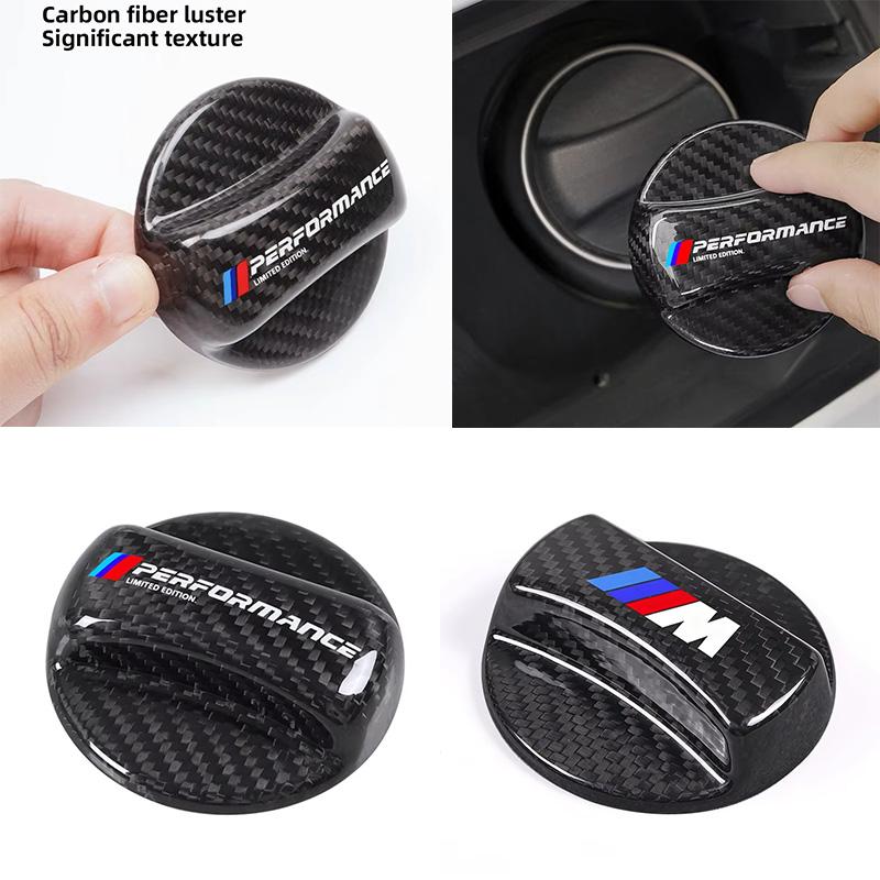 Carbon Fiber Car Fuel Petrol Tank Cap Trim Cover For BMW X1 X2 X3 X5 X4 X6 X7 G30 G20 G32 G11 G12 F40 F30 F20 F10 F34 F07 F44 xh2