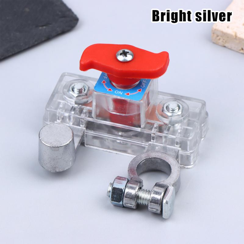 Car Battery Cut Off Switch Disconnect Automatic Circuit Breaker Anti-Leakage Switch Isolator For Cars Truck 12V/24V 1Pc