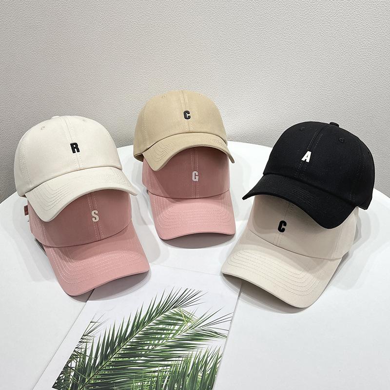 Trendiger Buchstabe R Baseballkappe für Unisex Herbst- und Winterstile Outdoor-Reisen Verstellbar Sonnenschutz Urlaubsgeschenke Schirmmütze