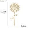 Trendy Stainless Steel Dandelion Brooches For Women Plant Pins Casual Party Accessories Luxury Gifts Friends