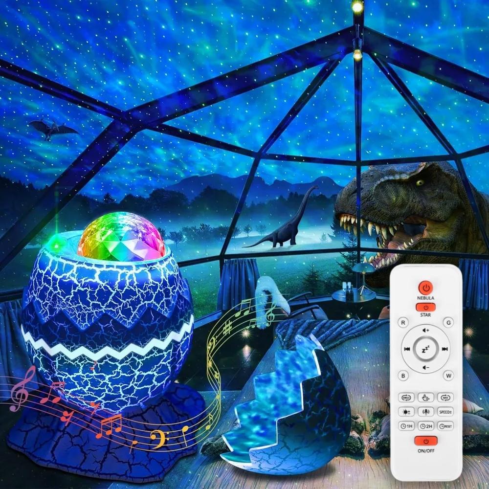 Star Projector Night Lamp Sky Projector Rotating Bluetooth Speaker Remote Control