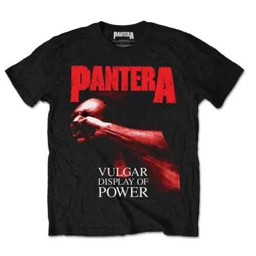 Pantera  Vulgar Display Of Power - Red Print  T shirt - NEW 2XL