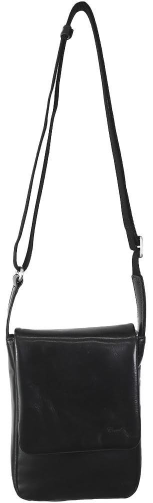 

Oil Pull UP Flap Vertical Shoulder Full Grain Soft Black [CREED] Bag, Bag, Leather, Durable, Breathable, Leather, Texture, Genderless, Compact, чорний