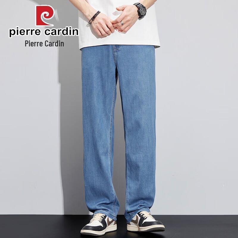 Pierre Cardin Men's Ice Silk Straight-Leg Jeans