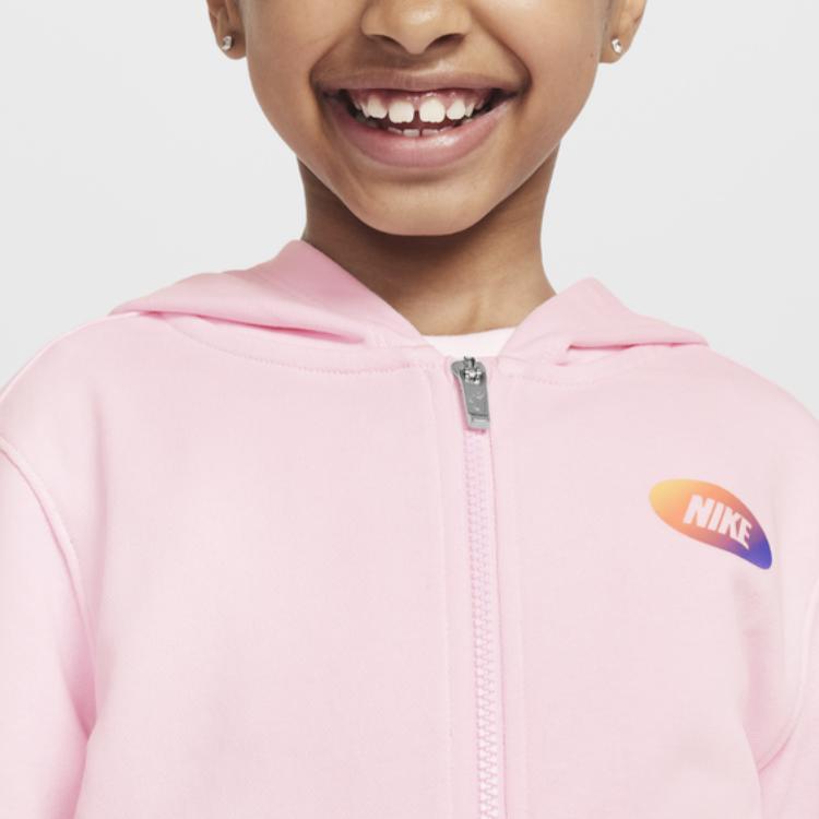 Nike Jacket Back To Sport Comfortable Fashion Casual Foam Pink Kids jackets HQ7765-663