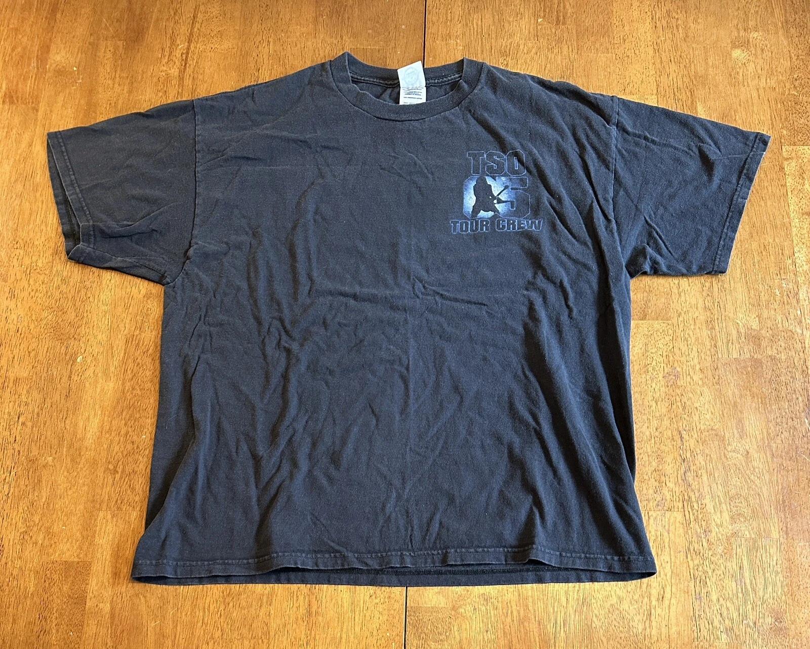 Vintage 2005 Trans Siberian Orchestra Tour Crew T Shirt XL TSO 3XL