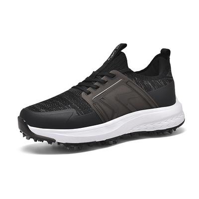 Flat Walking Golf Shoes for Men Women Outdoor Leather Sneakers Fashion Soft Man Golf Trainer Big Size