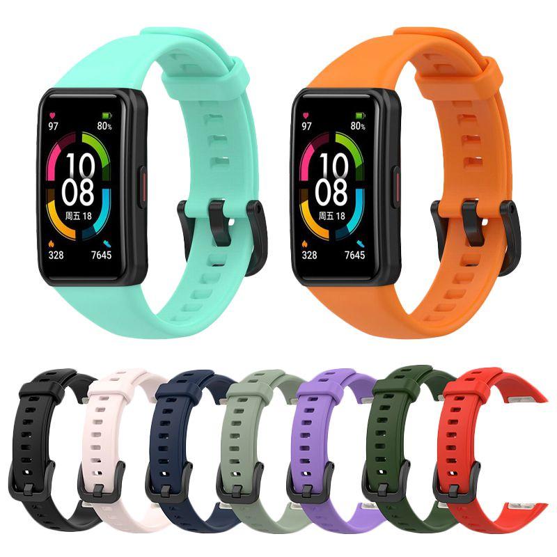 Huawei Honor Band 6 İçin Ayarlanabilir Silikon Kayış