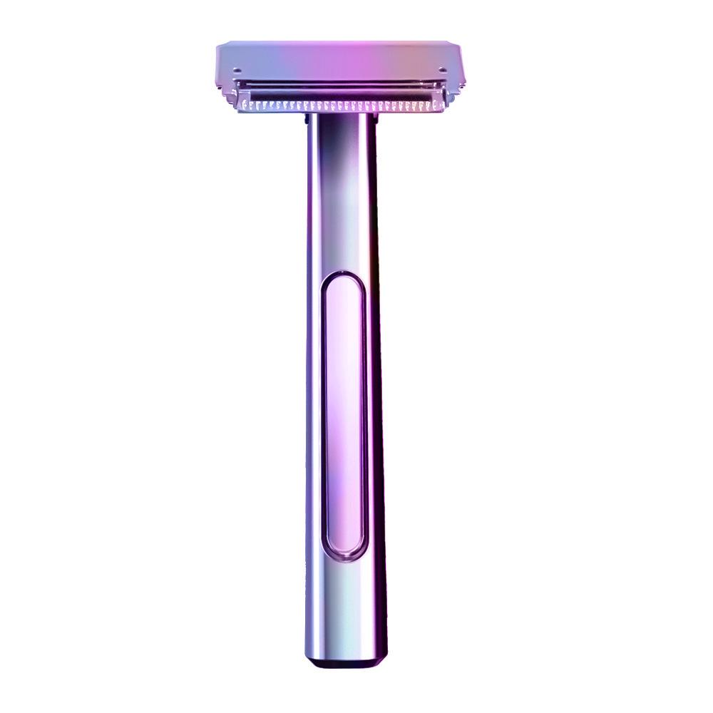 Double Layer Half Blade Manual Razor with Floating Head