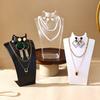1 Porträt Schmuck-Ausstellungsständer vertikal Halskette Ohrring Aufbewahrungsständer, Schmuckgeschäft Heim-Ausstellungsständer perfektes Weihnachtsgeschenk