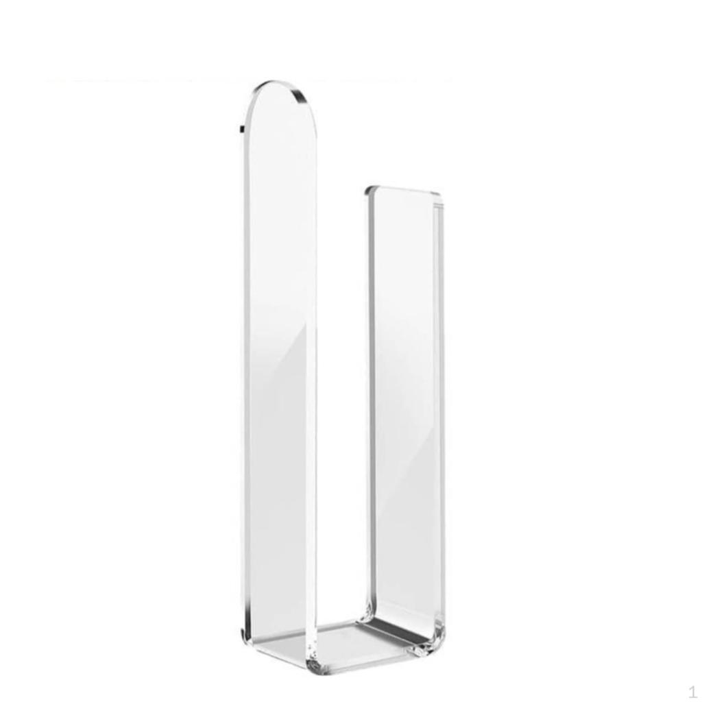 2 Pieces Hat Holder Drill Installation Acrylic Rack SpaceSaving for