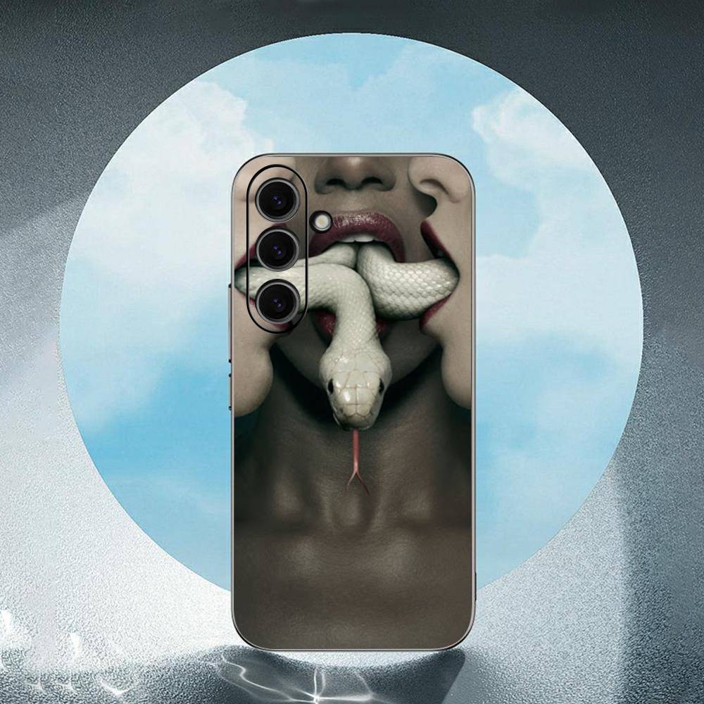 American Horror Story TV Luxus Schwarzes Handyhülle Für Samsung Galaxy S23 S24 S25 Ultra S22 Plus S21