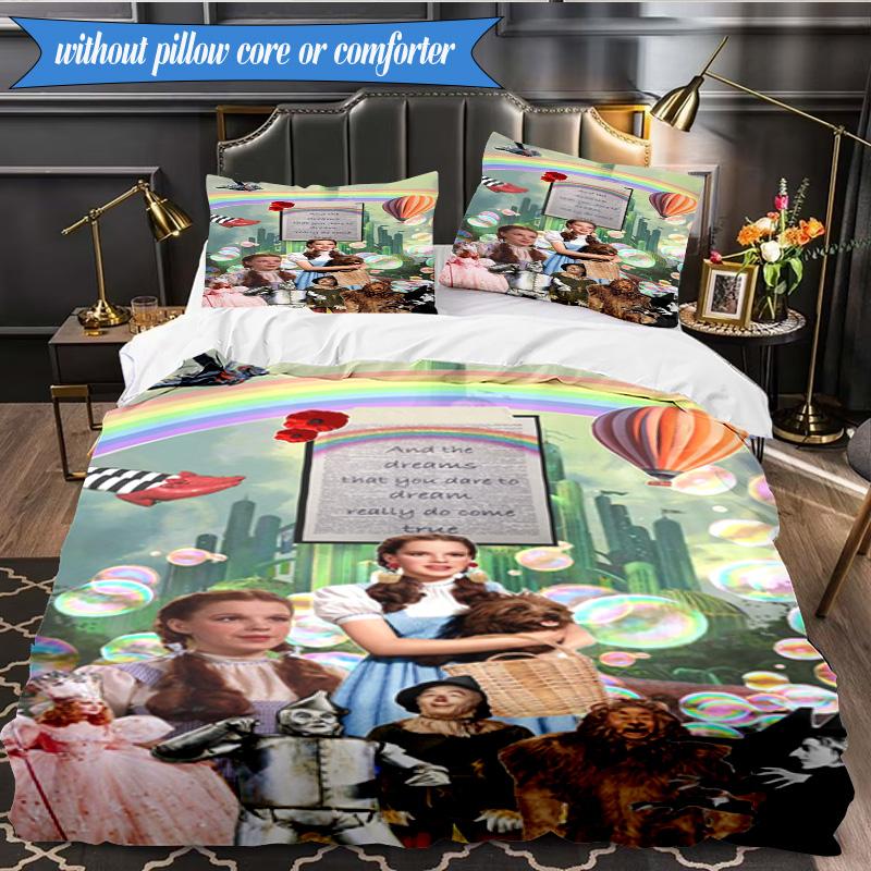 Wonderful Wizard Adventure 3pcs K-pop Music Group Bedding set,Ideal for Bedroom, Dormitory,Including Duvet Cover And 2pcs Pillowcases,Fan Gifts