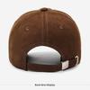 Enlarged Design Letter Embroidery Cap Versatile Sunshade Cap Trendy Face-Slimming Cap  Unisex