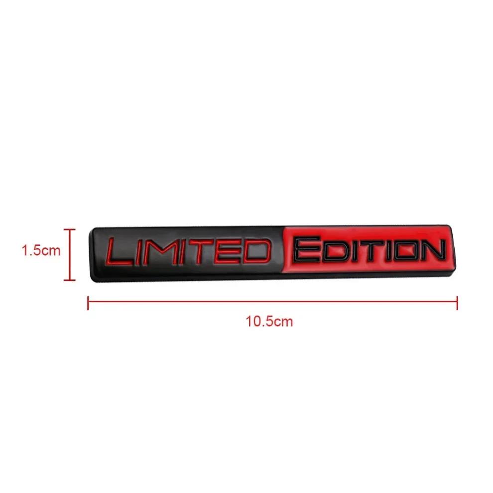 3D Limited Edition Metal Aluminium Adhesive Emblem Rear Trunk Badge Fender Sticker Body Decal Car LIMITED EDITION Emblem