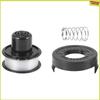 A34R RS-136 Replacement String Trimmer Spool Line For BLACK+DECKER ST4000 ST4500 (1 Spool, 1 Cap And 1 Spring)