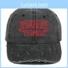 Cappellino da baseball vintage effetto invecchiato con ricami di Stranger Things e protezione solare per i fan.