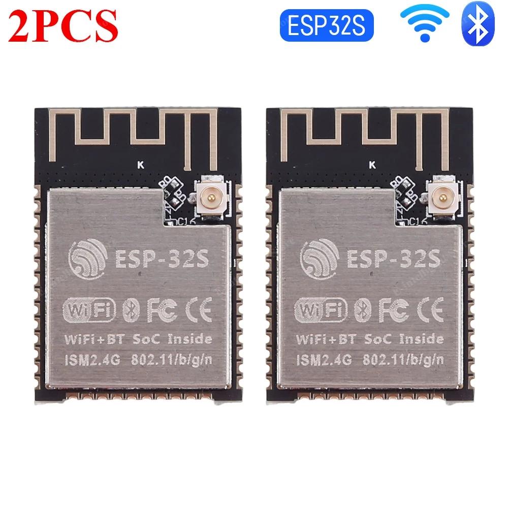 

1/2pcs ESP-32 ESP32 ESP32S ESP32U Wireless Module 150 Mbps WiFi-BT-BLE MCU Module 2/4 MB SPI Flash ESP32-32-32S-32U