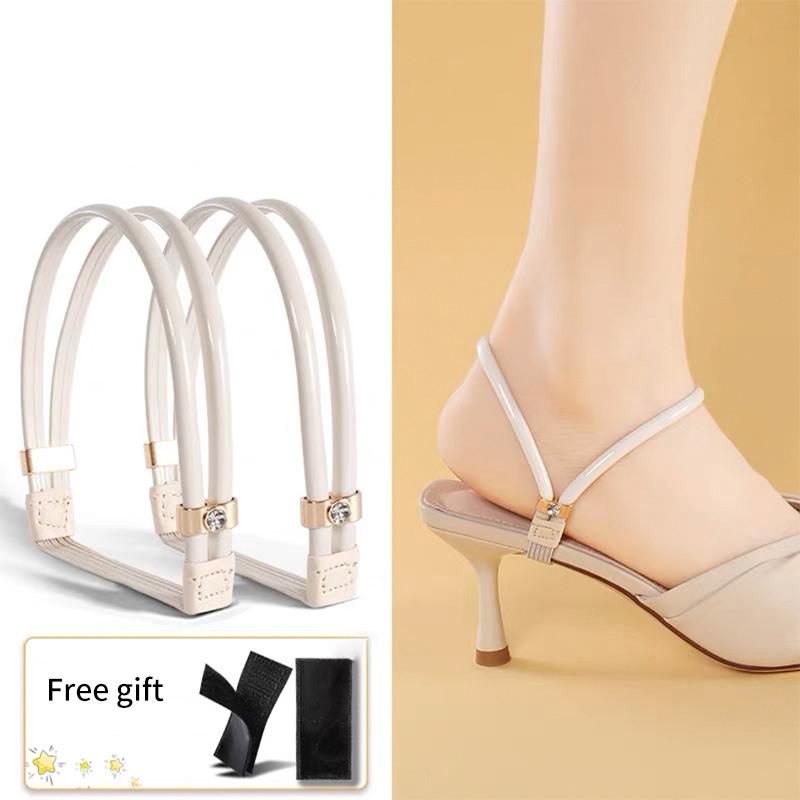 Ankle Holding Loose Anti-Skid Bundle Laces Tie Straps Band Women  Shoelaces Free Triangle Bundle High Heels Shoe Belt