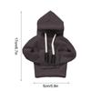 Schalthebelabdeckung Fahrzeugknopfabdeckungen Mini Hoodie Modische Auto-Schalthebelabdeckung Seltsame Sachen Bequemer Schalthebel-Hoodie für