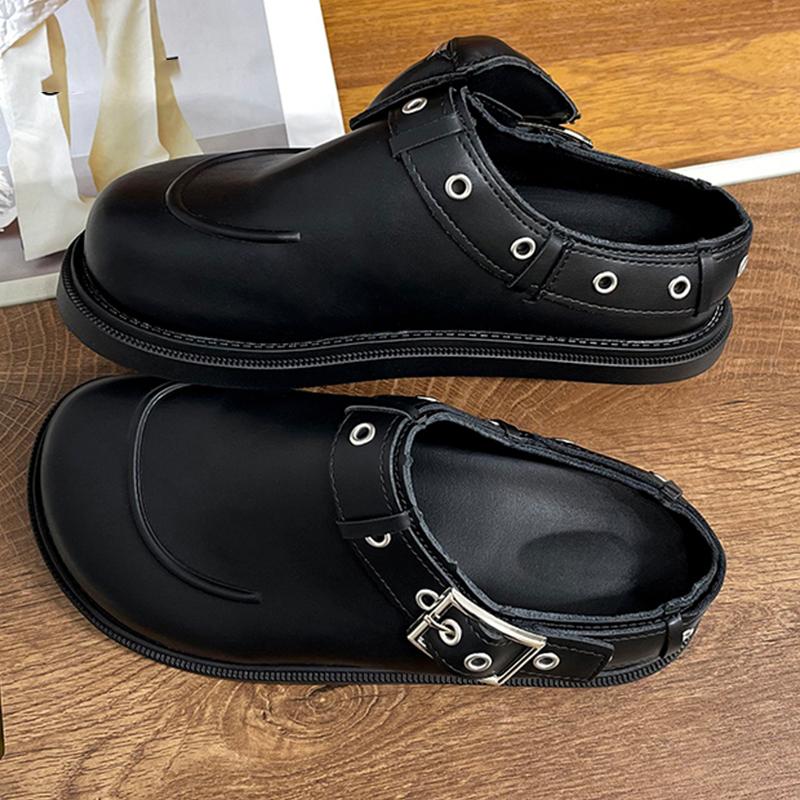 Módní ploché platformové dámské pantofle ležérní slingback mules boty pohodlné designové dámské sandály 2025 léto nové vycházkové dámské zapatillas