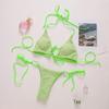 European & American Style Triangle Tie-Up Bikini - 807GR Swimsuit Collection