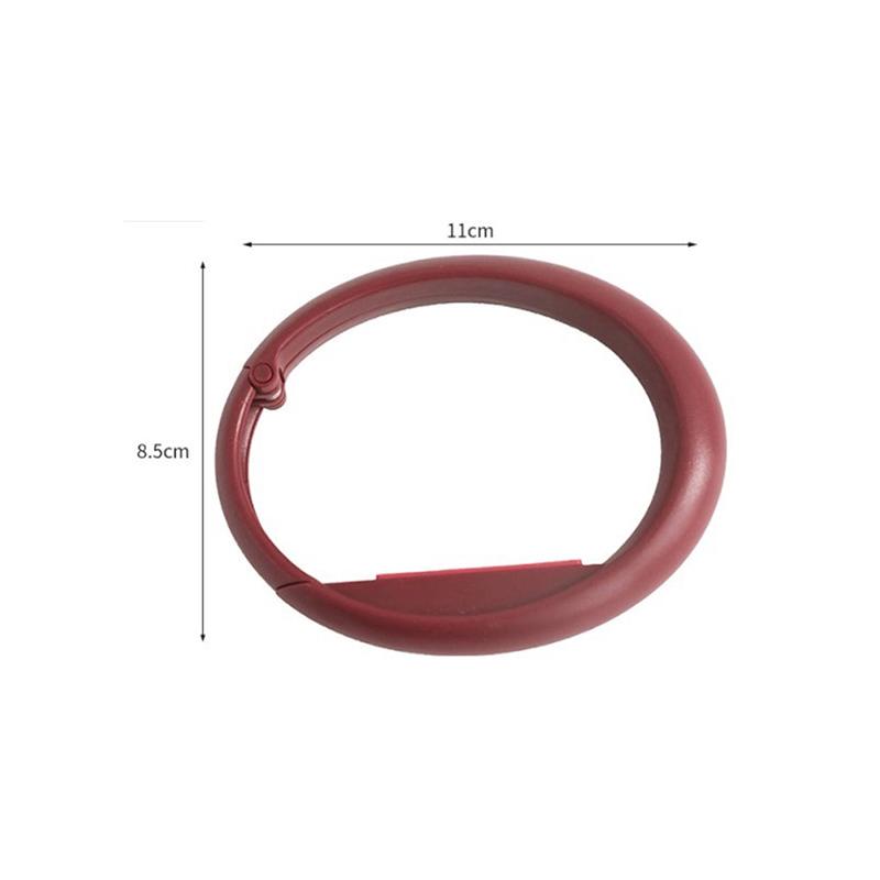 Portable ABS Bag Hook For Hanging Table Purse Bag Hooks Wall Hanger Holder Handbag Hanger Desk Side Holder Home Storage