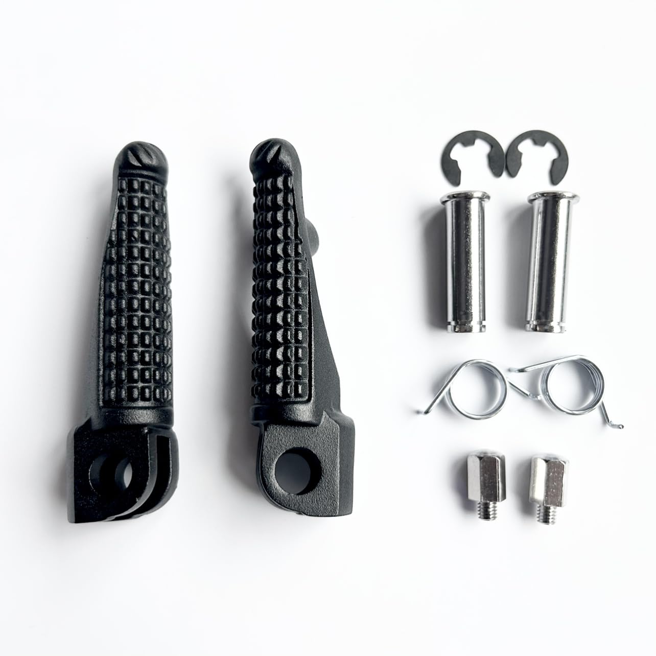 Универсальные матовые черные алюминиевые передние подножки F.F.P для Kawasaki ZX и Ninja