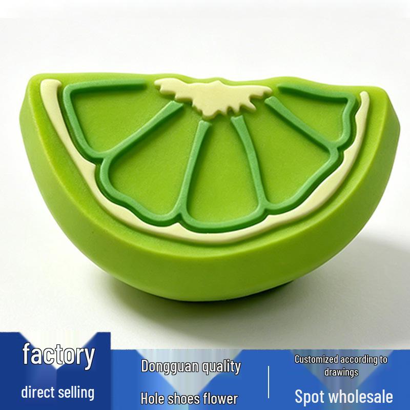 Colorful PVC Fruit & Flower Shoe Charms - Cute, Versatile Crocs Decoration Buckles