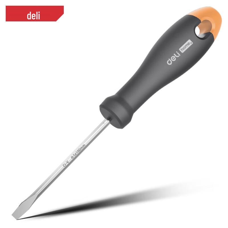Deli HT1105C Magnetic Slotted Screwdriver