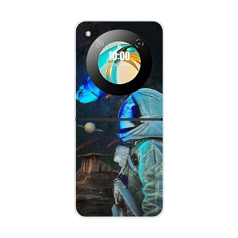 For ZTE Nubia Flip Flip2 Telefoncover Beskyttende Hård PC Skal Stilfuldt Dyremønster Gennemsigtigt Cover Til ZTE Libero Flip Covers