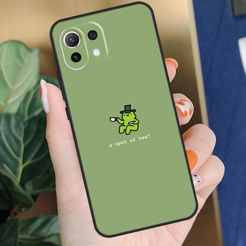 Green Aesthetic Case For Xiaomi 15 14 Ultra 13T 14T 15T Pro 17 Pro Max POCO F8 F7 F5 F6 X5 X6 X7 Pro Coque