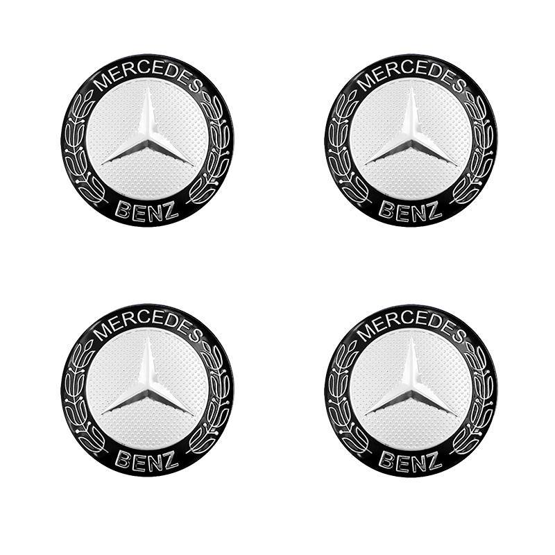 

ABS4Pc Car Wheel Hub Center Cap Sticker Metal Emblem Sticker For Mercedes Benz W205 W177 W212 W213 W221 W220 W176 ML G63 E63 GT