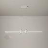 Minimal Sliver Dining Room Pendant Light Modern Simple Dining Room Dining Table Island Bar White Column Slotted Teahouse Pendant