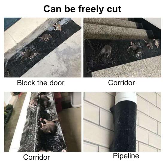 Large Sticky Mouse Trap Non-Toxic Adhesive Rodent Trap Mess-free Rat Trap for Effective Rat Control Home Garden Indoor Outdoor Use