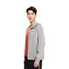 Li Ning Fitness Series Sweatshirts Men's Gray Hooded Moderate Cardigan AWDS791-4