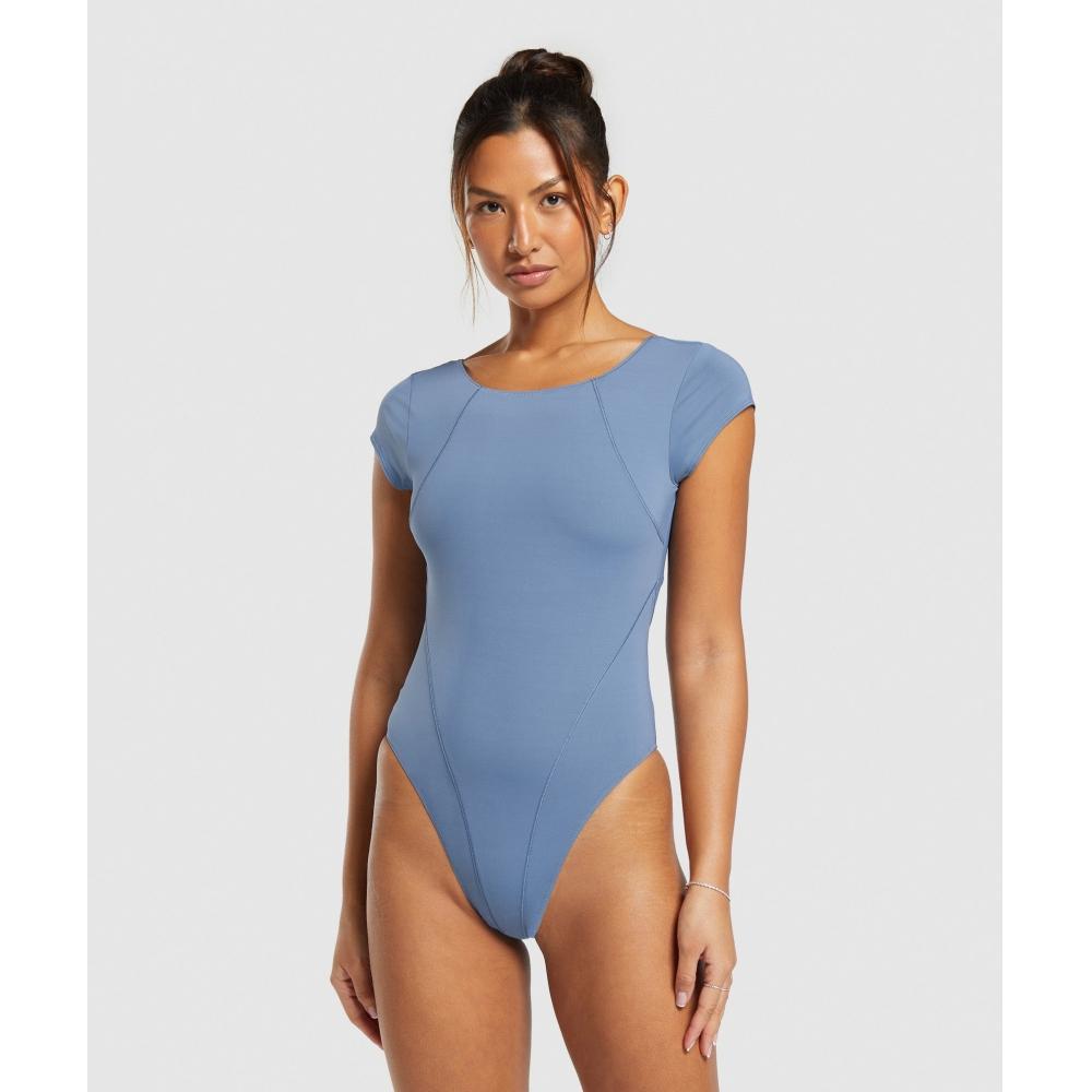 

Боди GYMSHARK Elevate Faded Blue B5A8X UCMG