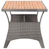 vidaXL Gartentisch Grau 120x70x66 Cm Akazie Massivholz