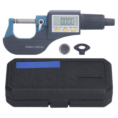 Digitaler Mikrometer, 0,00005 Zoll, 0,001 mm Auflösung, professionelle Dickenmesswerkzeuge, 0?25 mm