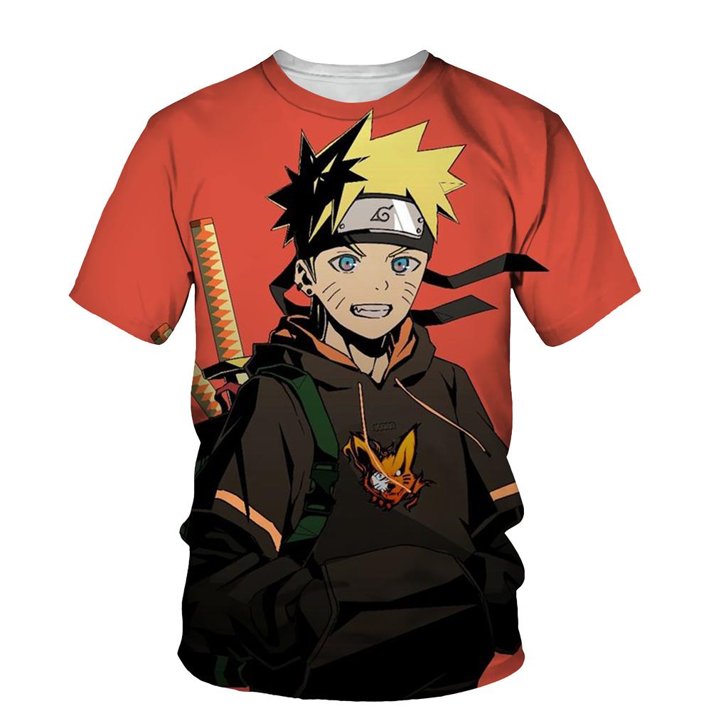Buy 3d Naruto Anime Printed T-Shirt for 