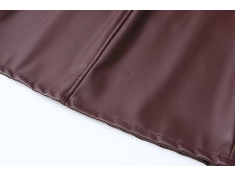 2024 Fall Women's European & American Style Long Sleeve Top & Short Skirt Set