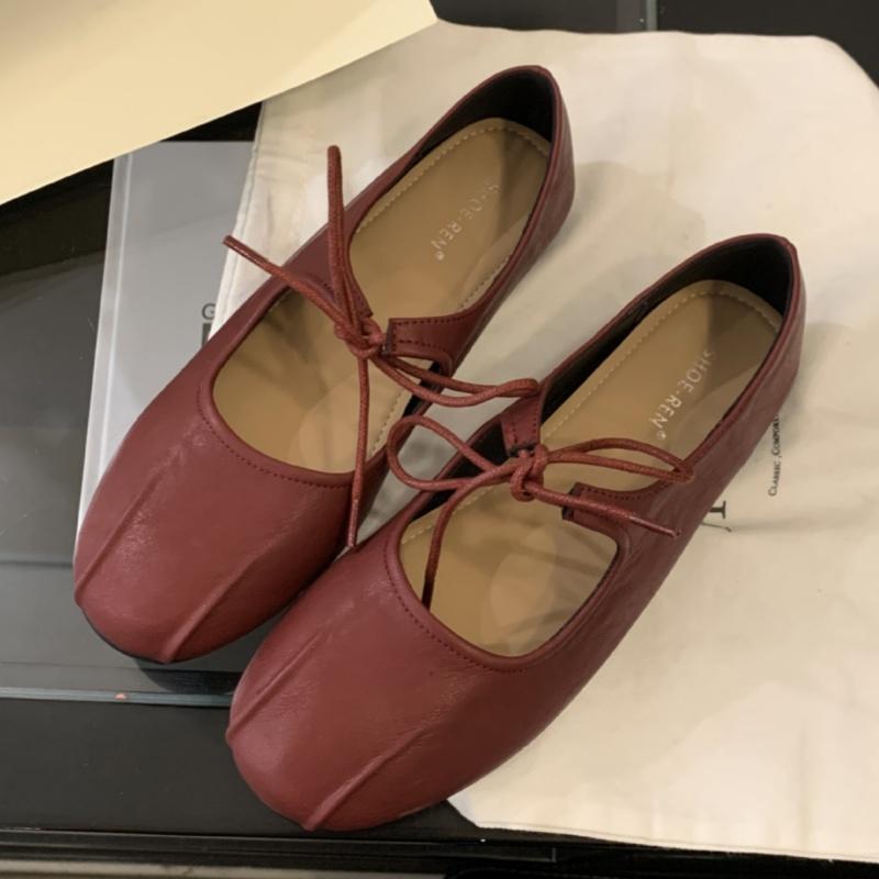 Fashion Fashion Butterfly-Knot Women Flats Shoes 2025 Mary Janes Casual Soft Female Shallow Footwear Round Toe Ladies Flats With Shoes