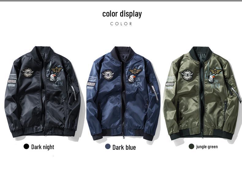 2019 Men's Reversible US Air Force Pilot Baseball Jacket