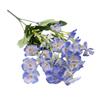 1 Bundle Artificial Flowers Violet Bouquet Outdoor Fake Flowers Plastic Plants Garden Porch Home Wedding Decoration 40Cm 7 Color