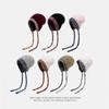 Dicke Plüsch-Fleece-Mütze Herbst Winter Damen Strickmütze Kälteschutz Warm Ohrenschutz Wollmütze