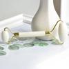Double-Headed White Jade Facial Massage Roller Natural Stone Skin Care Tool for Face Eye Neck Youyan Jade