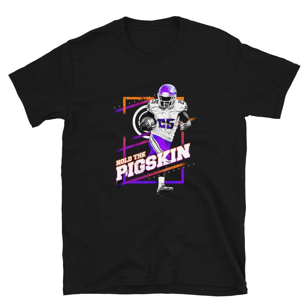 

Football Player Hold The Pigskin Running Group T-Shirt 2XL