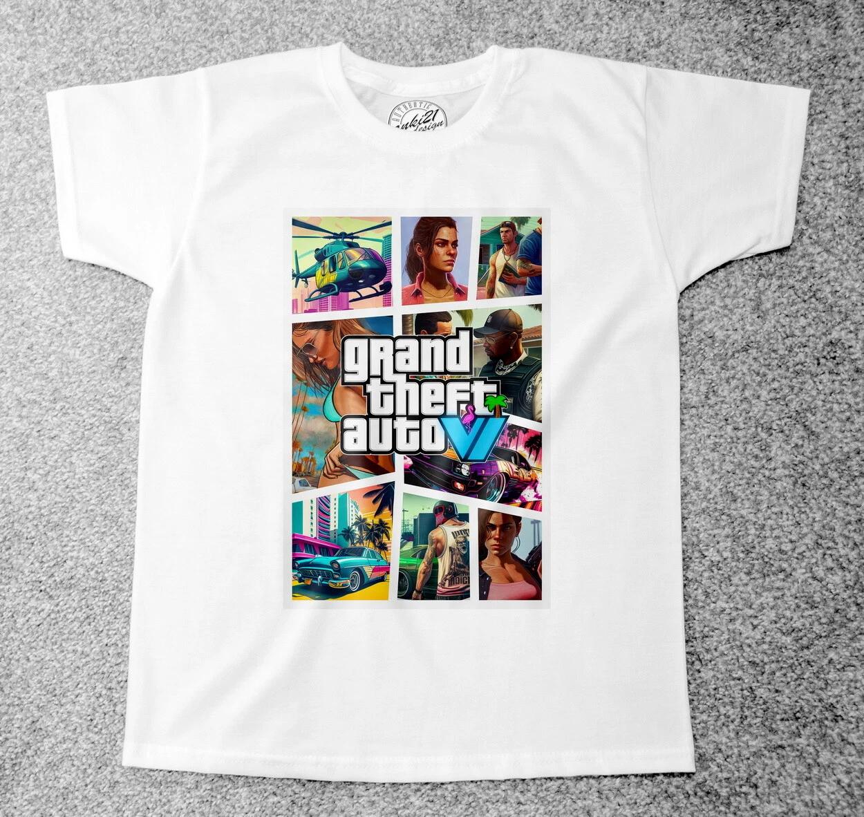 

Grand Theft Auto GTA 003 Детские/Детские Взрослые футболки/футболки 130