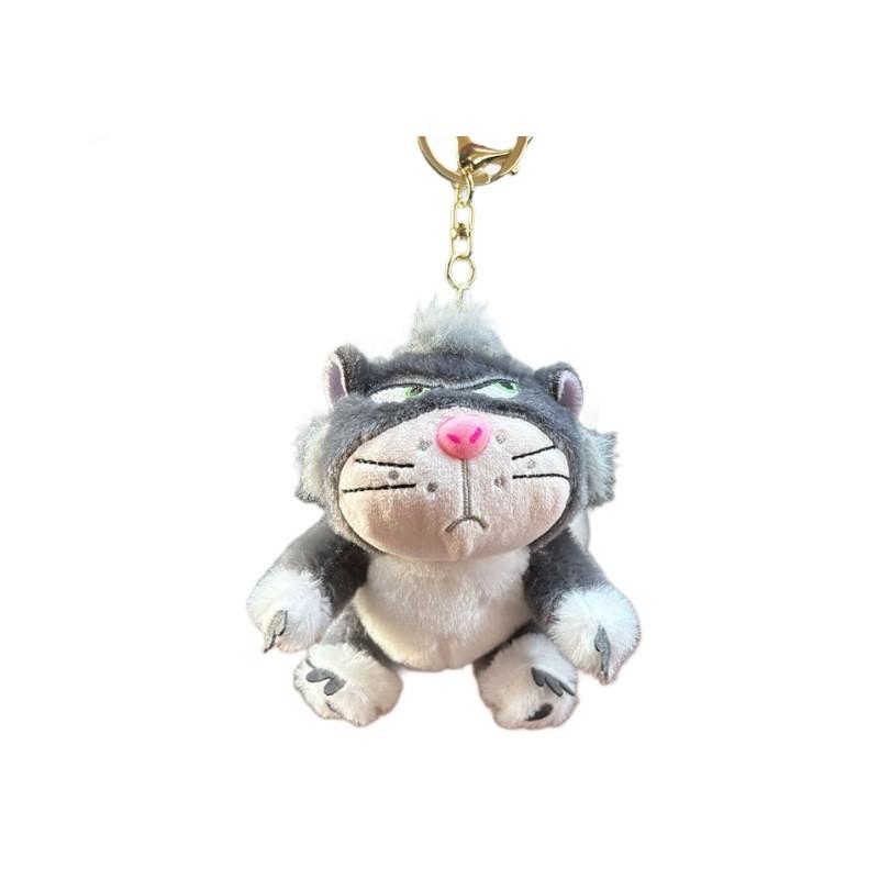 Cute Plush Cat Keychain Soft Doll Accessory Perfect For Kids Gifts And Car Decor