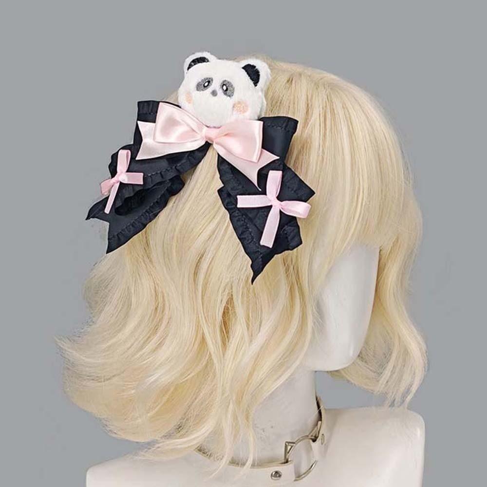 1 Pair Gothic Style Lolita Hair Clips Cartoon Animal Lolita Girls Barrettes Cosplay